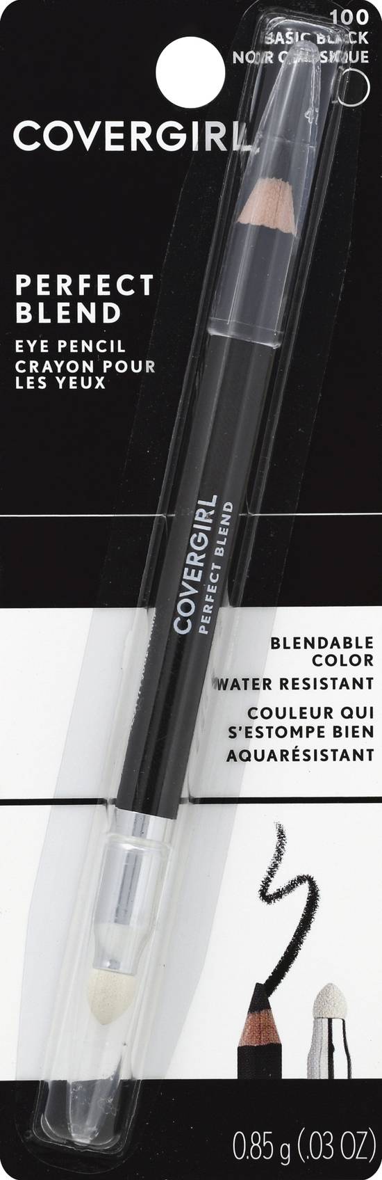 Covergirl 100 Basic Black Perfect Blend Eye Pencil