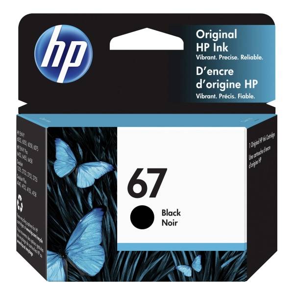 Hp 67 Black Ink Cartridge 3ym56an