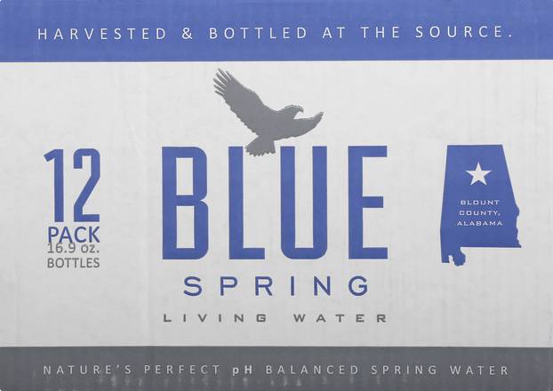 Blue Spring Living Water (12 pack, 16.9 oz)