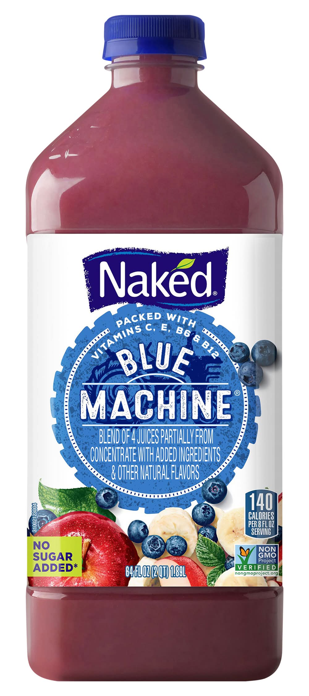 Naked 100% Juice, Blue Machine (64 fl oz)