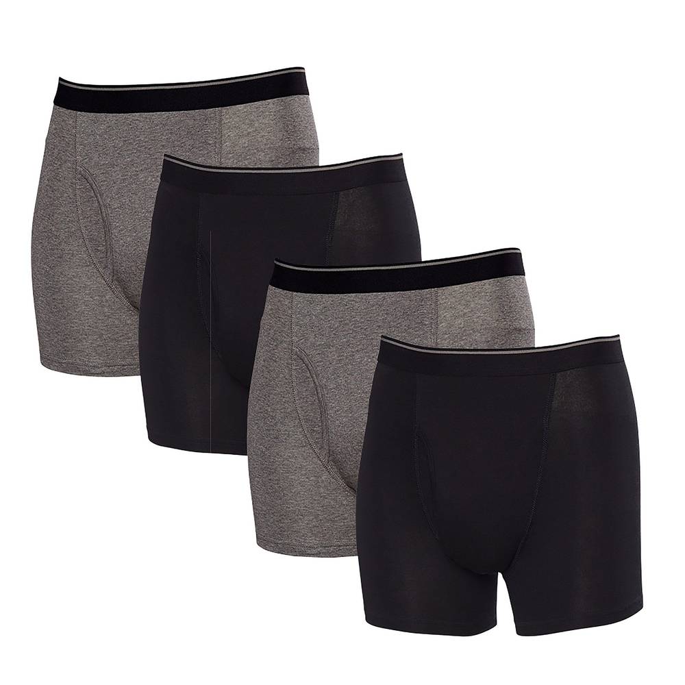 Kirkland Signature Men's Boxer Brief, Large, 4-pack