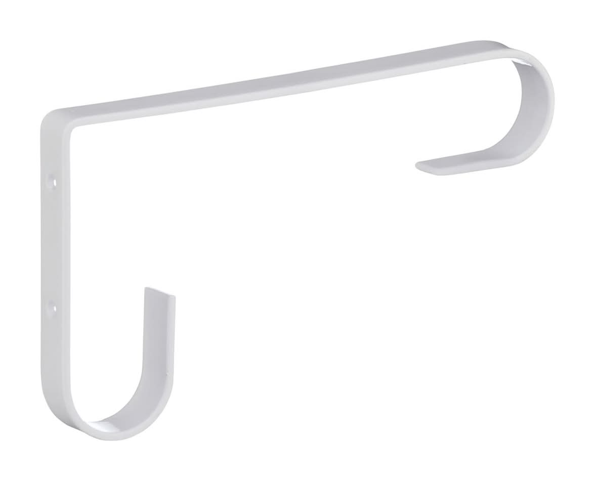 White Wall-Mounted Plant Bracket 6 In