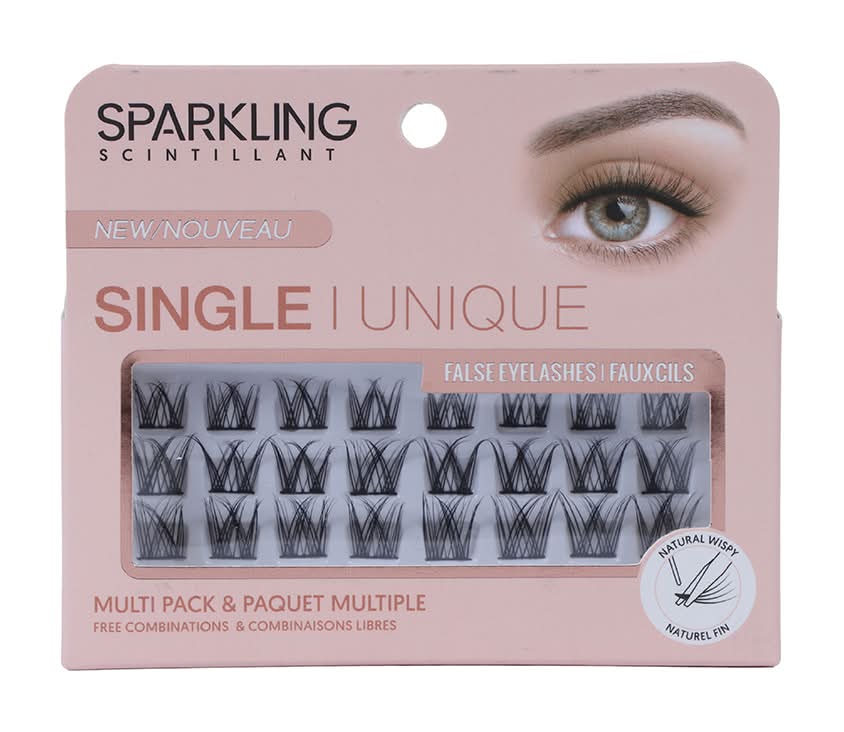 Miniso · Pestañas sparkling postizas individuales negras (200 g)