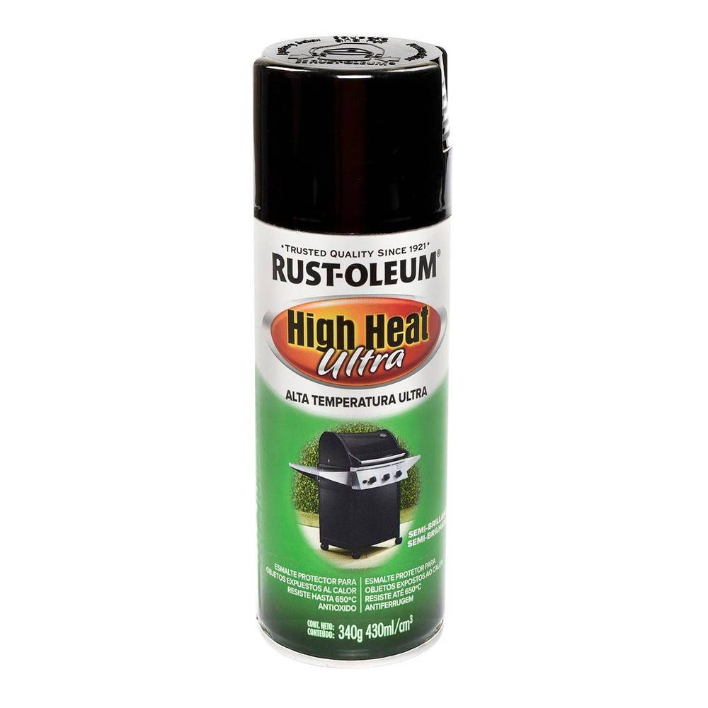 Rust-oleum esmalte en aerosol negro semi brillante (aerosol 340 g)