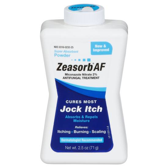 Zeasorb Super Absorbent Powder Antifungal Treatment