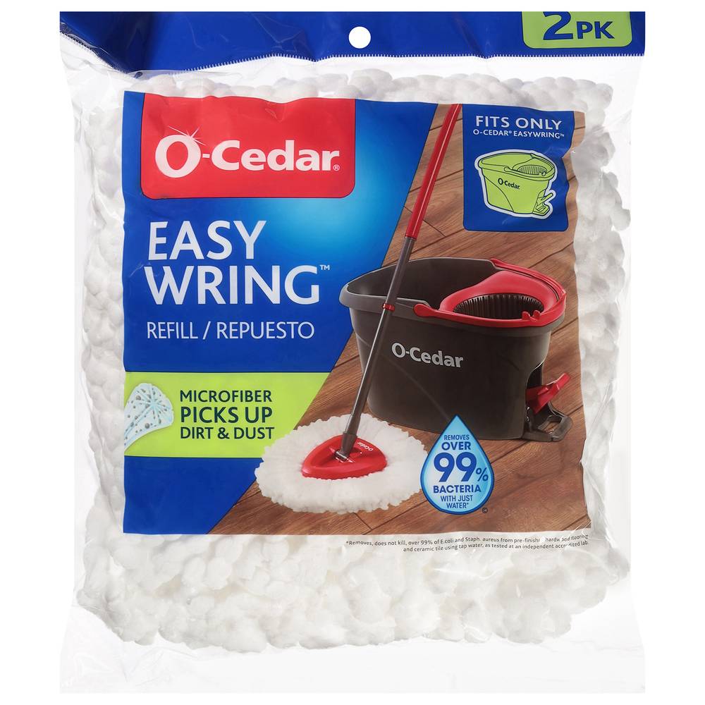 O-Cedar Easywring Microfiber Mop Refill (2 ct)