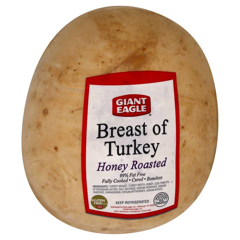 Giant Eagle Turkey Breast, Honey Roasted