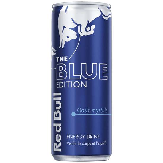 Red Bull Blue Boisson Énergisante La Canette De 25Cl