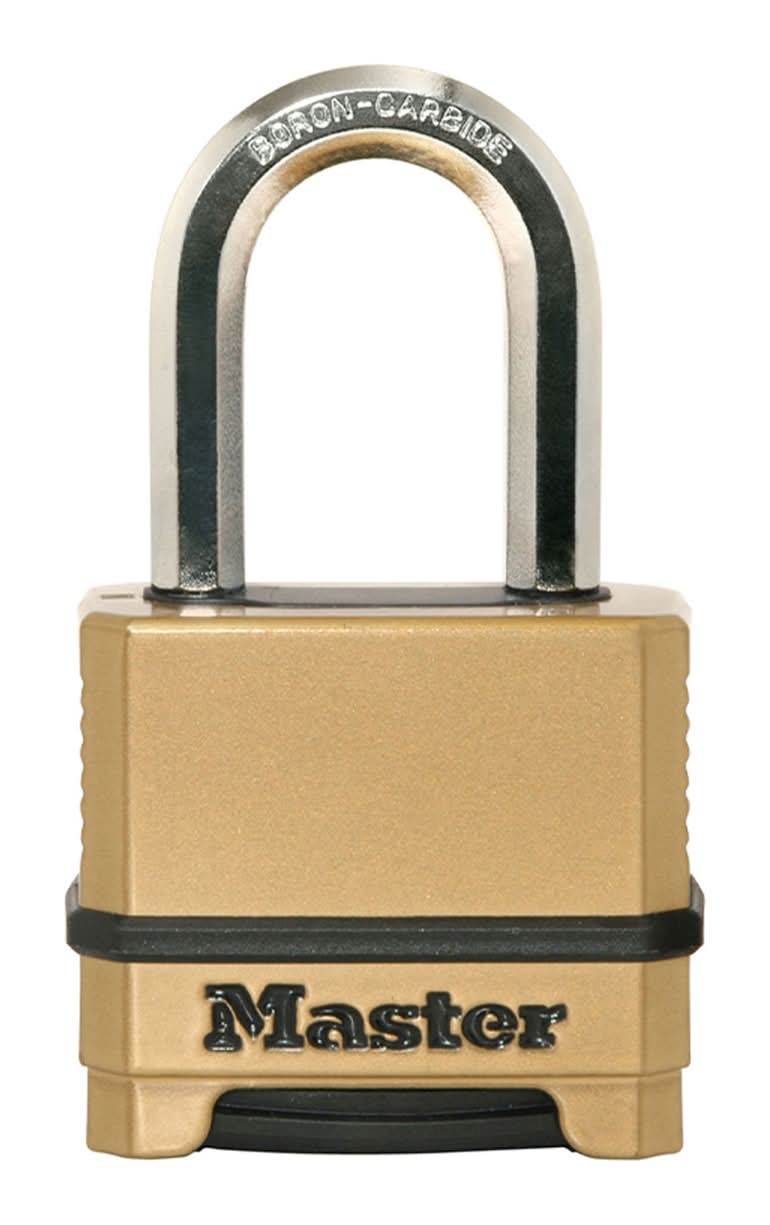 Master Lock Magnum 2 In. H X 1-7/32 In. W X 2 In. L Steel Ball Bearing Locking Weather-Resistant Pad
