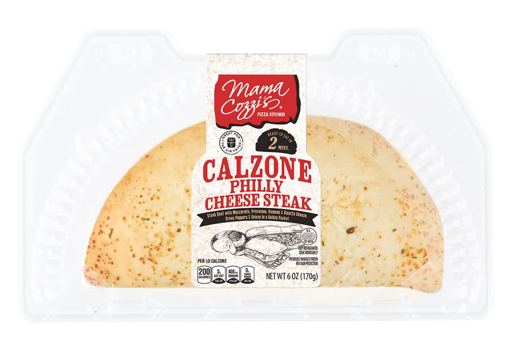Mama Cozzi's Pizza Kitchen Calzone Philly Cheese Steak (6 oz)