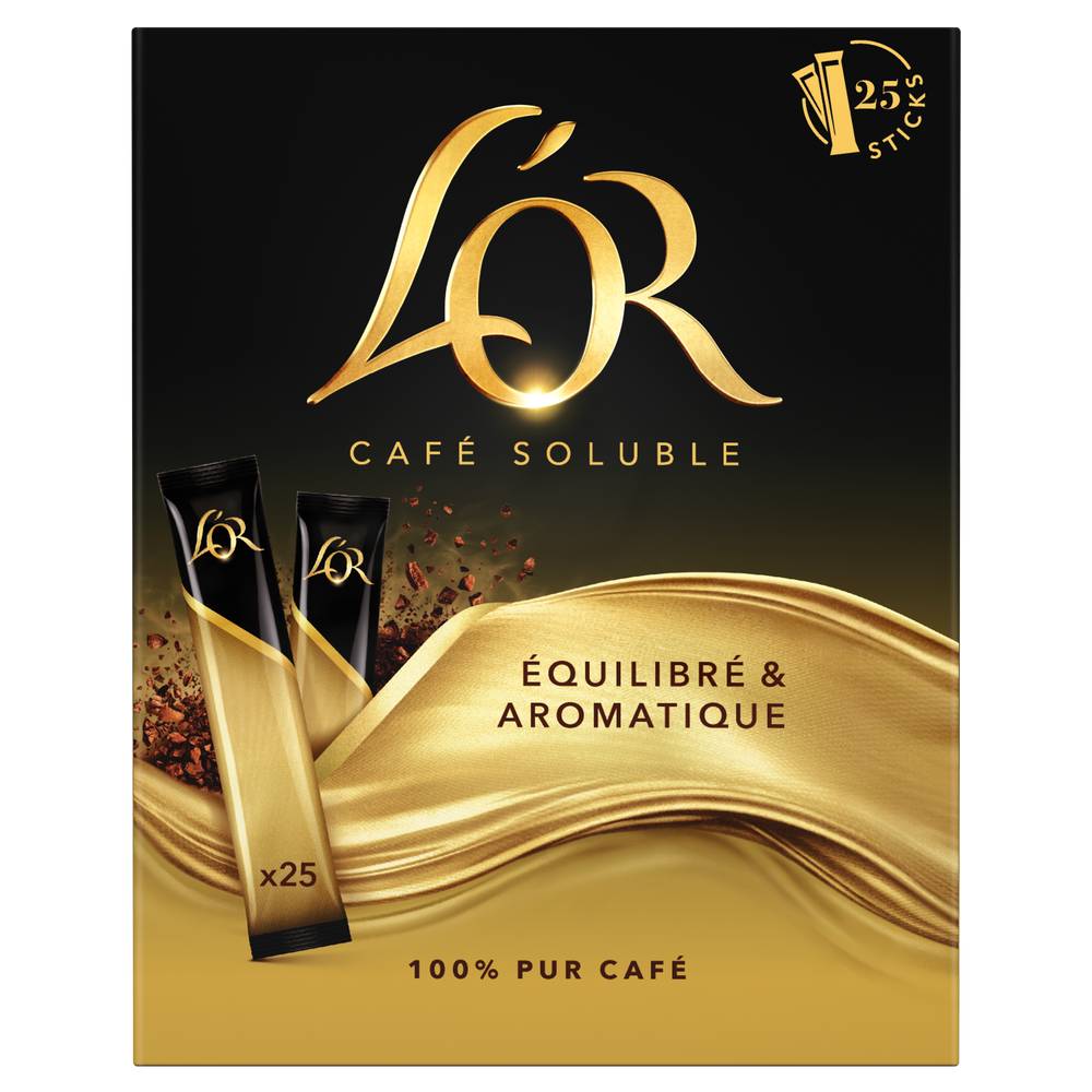 L'OR - Café soluble classique intensité 5 (25)