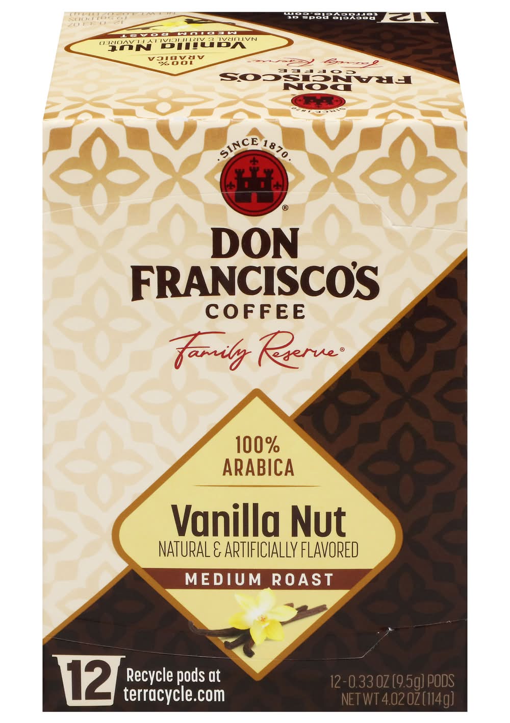 Don Francisco's Family Reserve Medium Roast Vanilla Nut Coffee (4.2 oz)