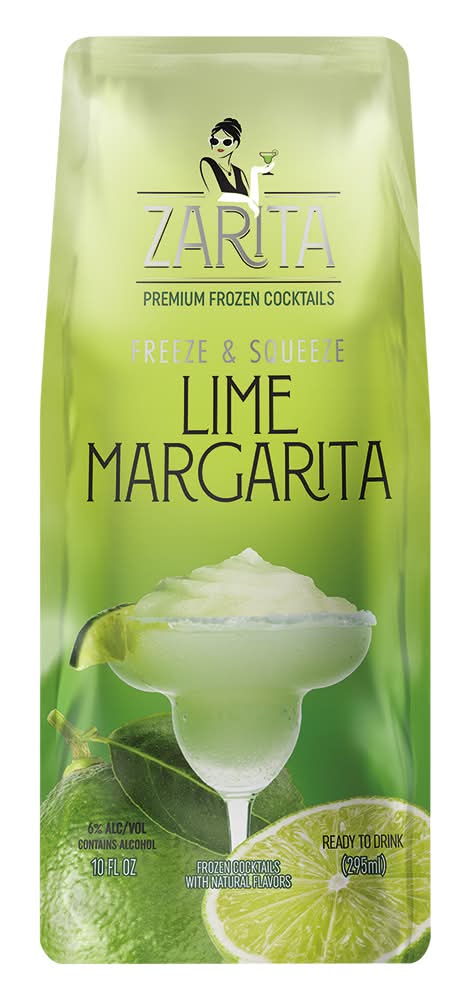 Zarita Margarita Cocktail Pouch, Lime (10 fl oz)