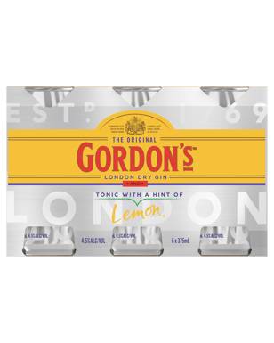 Gordons Gin & Tonic Can 6x375ml