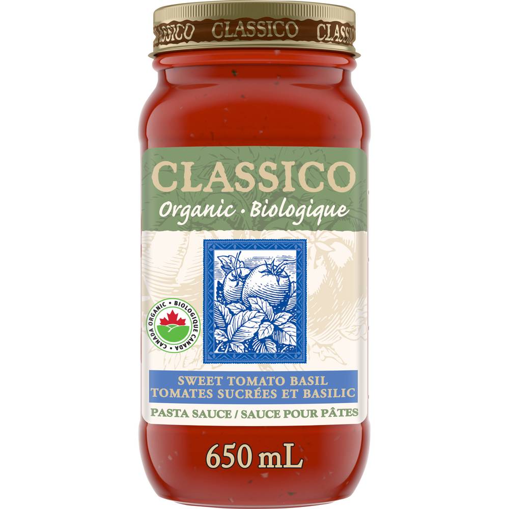 Classico Organic Sweet Tomato Basil Sauce Delivery Near Me Order