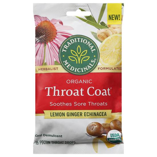 Traditional Medicinals Throat Coat Drops