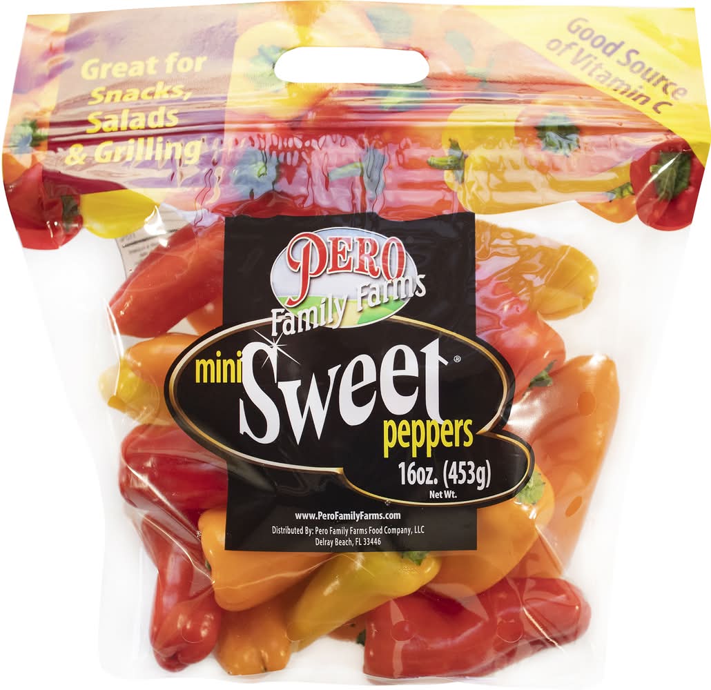 Pero Family Farms Mini Sweet Peppers (16 oz)