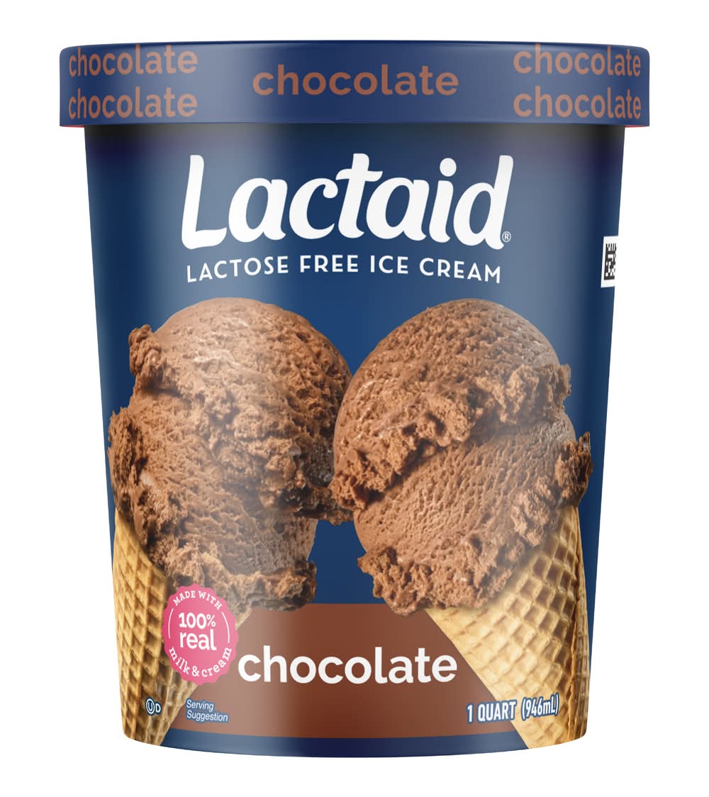 Lactaid 100% Lactose Free Ice Cream, Chocolate (1 qt)