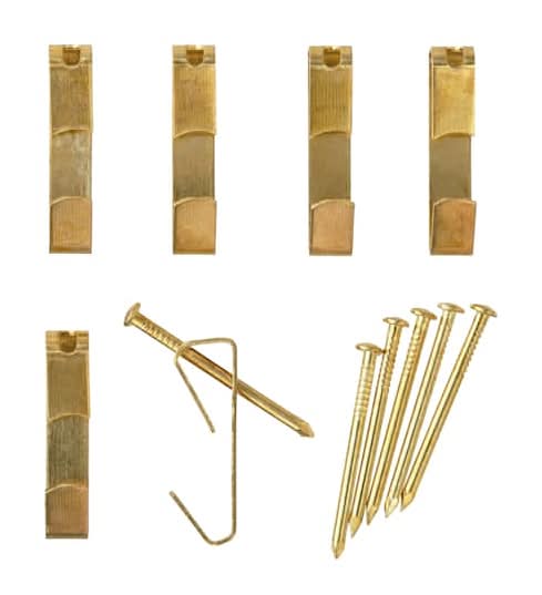 Studio Décor Conventional Hook With Nail (20 lbs, 6 ct)