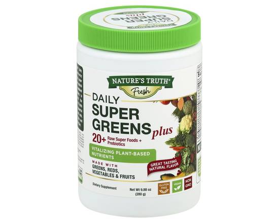 Nature's Truth · Daily Super Greens Plus Supplement (9.9 oz)