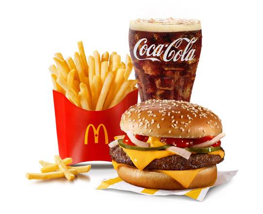Quarter Pounder with Cheese Extra Value Meal [670-1100 Cals]