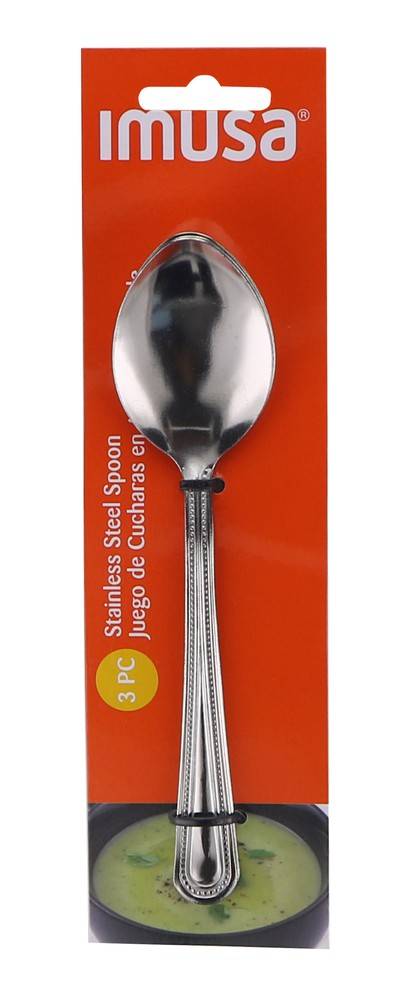 Imusa Stainless Steel Spoon (3 ct)