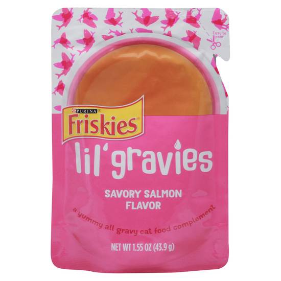 Friskies Lil Gravies Savory Salmon Flavor Cat Food