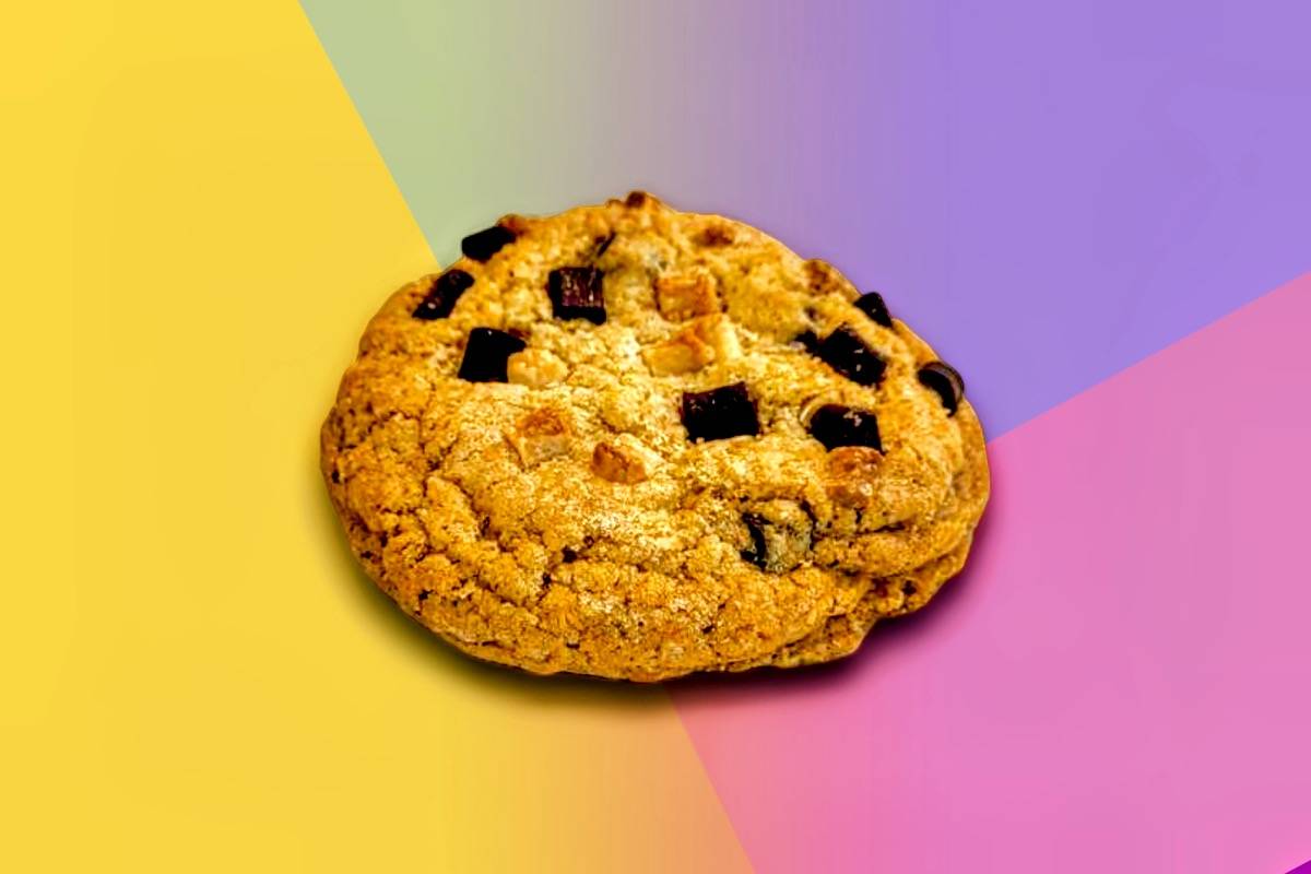Cookie chocolat noir et blanc