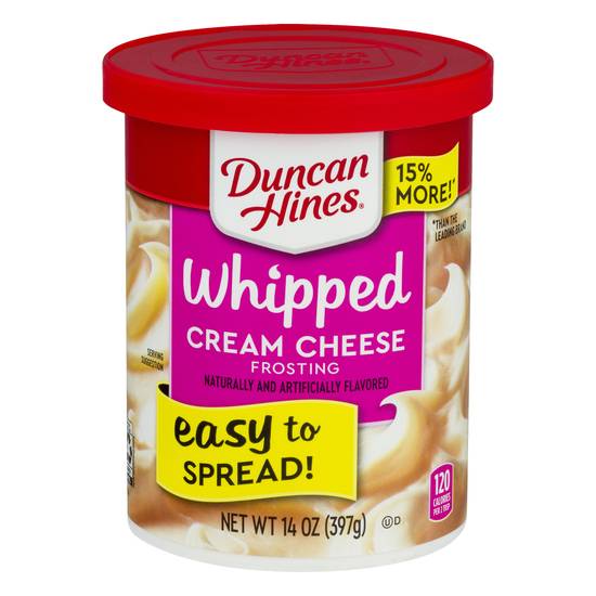 Duncan Hines Whipped Cream Cheese Frosting