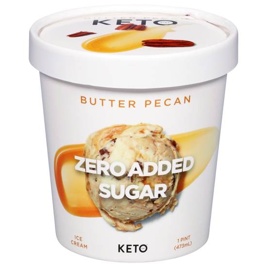 Keto Pint Butter Pecan Ice Cream (473 ml)