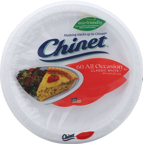 Chinet Classic Lunch Plates (60 ct)