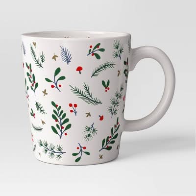 Wondershop 16 Oz Capacity Christmas Stoneware Holly Berry Mug Delivery Near  Me | Order Online | Uber Eats