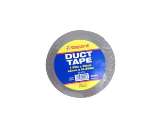 Tape It · 1.9 in x 60 yds Black Duct Tape (1 roll)
