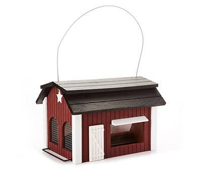 ATORSE Wood Farmhouse Bird Feeder