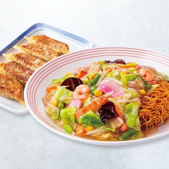 長崎皿うどん　ぎょうざ5個セット