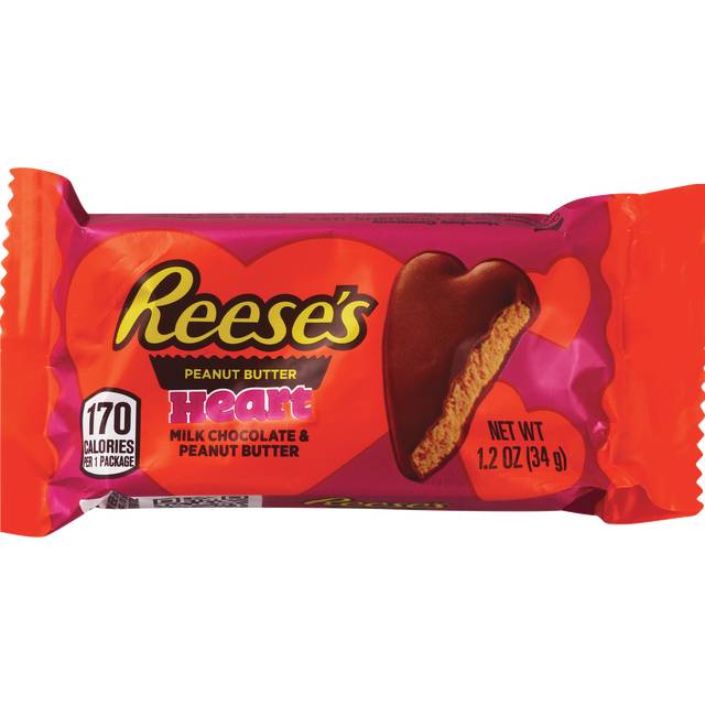 Reese's Milk Chocolate Peanut Butter Valentine's Day Candy, 1.2 oz