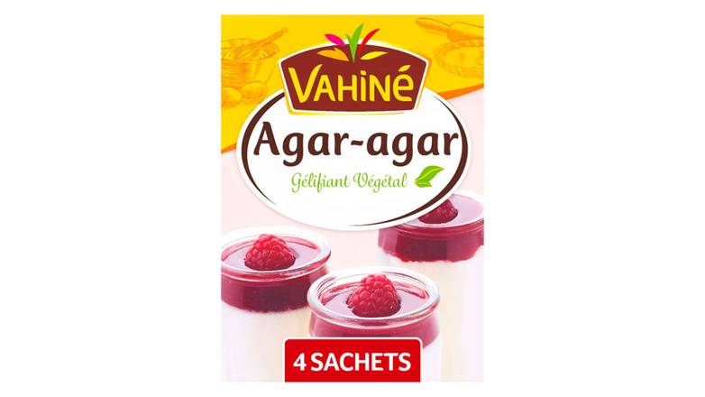 Vahiné Agar-agar, gélifiant végétal Les 4 sachets de 2g
