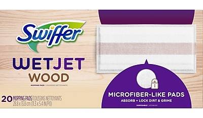 Swiffer WetJet Wood Mopping Pad, 20/Pack (76563)