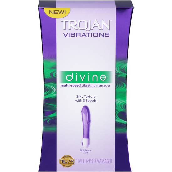 Trojan Vibrations Divine Multi-Speed Vibrating Massager (1 ct)