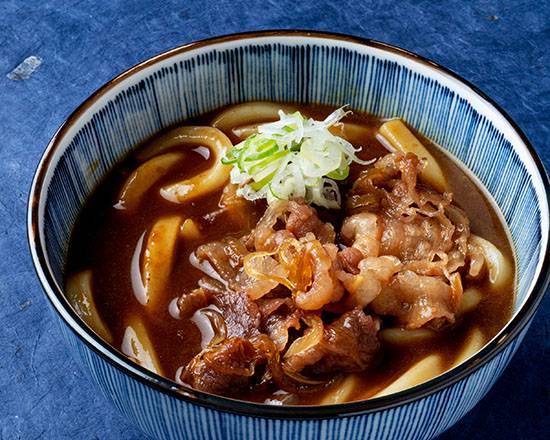 さぬき 牛肉カレーかけ�うどん Sanuki Udon Noodle Soup with Beef Curry
