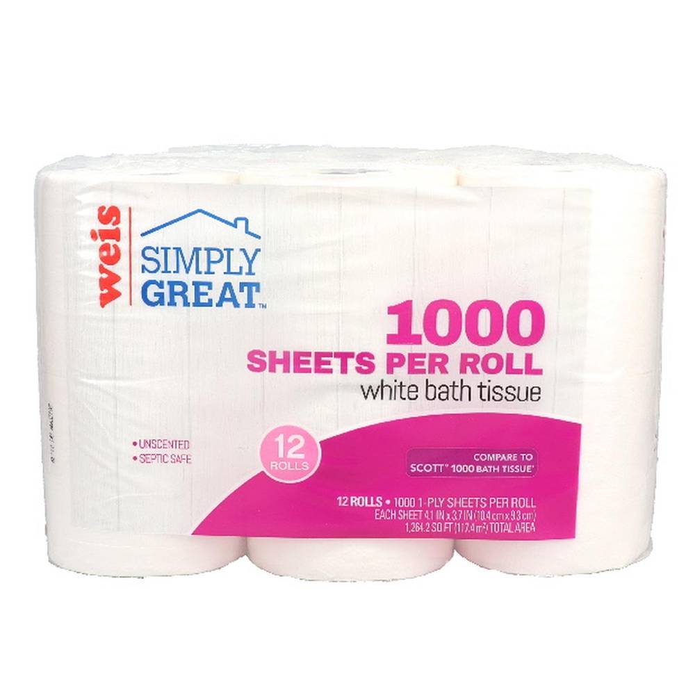 Weis Bathroom Tissue (1000 ct)