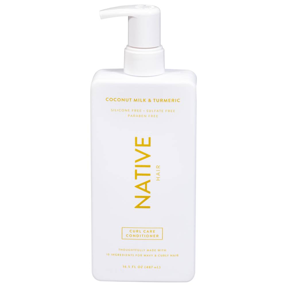 Native Curl Care Conditioner, Coconut Milk & Turmeric (16.5 fl oz)