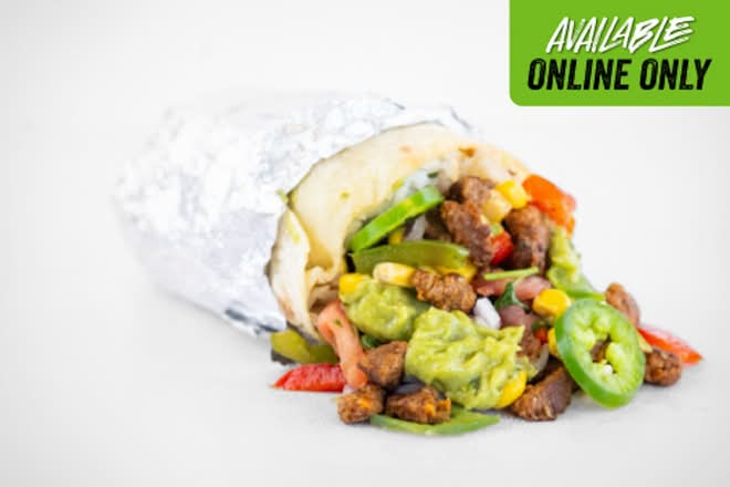 PLANT-BASED CHORIZO BURRITO