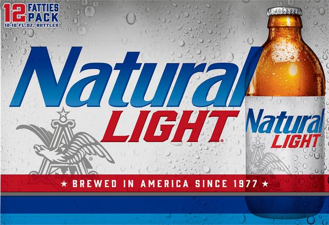 Natural Light Lager Beer (12 ct, 12 fl oz)