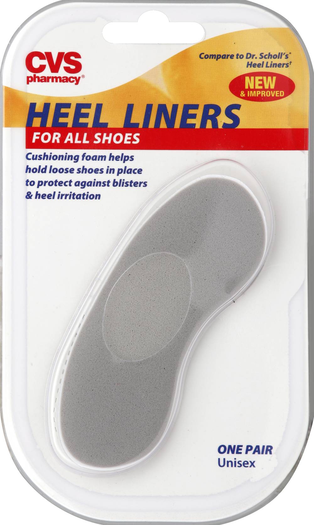 CVS Pharmacy Cvs Heel Liners