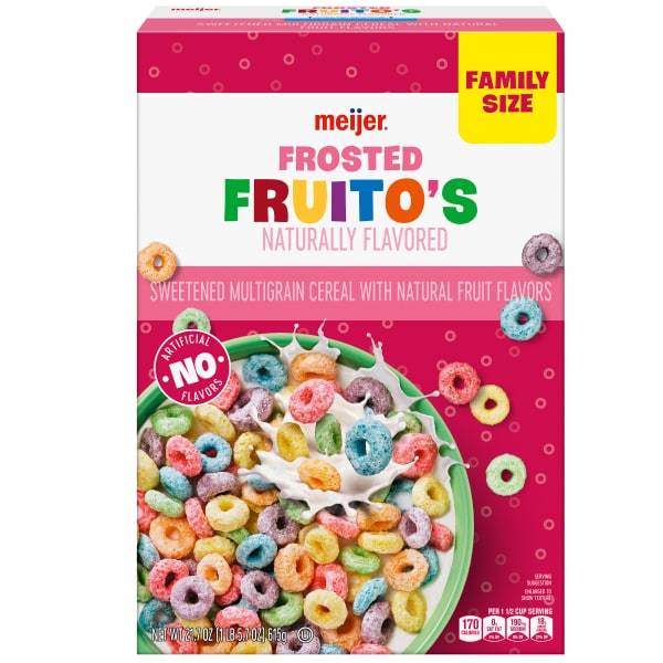 Meijer Frosted Fruit O's Cereal (21.7 oz)