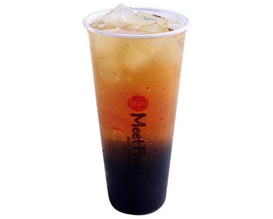 Cold Grass Jelly Winter Melon Tea