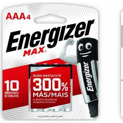 ENERGIZER Baterias AAA/4
