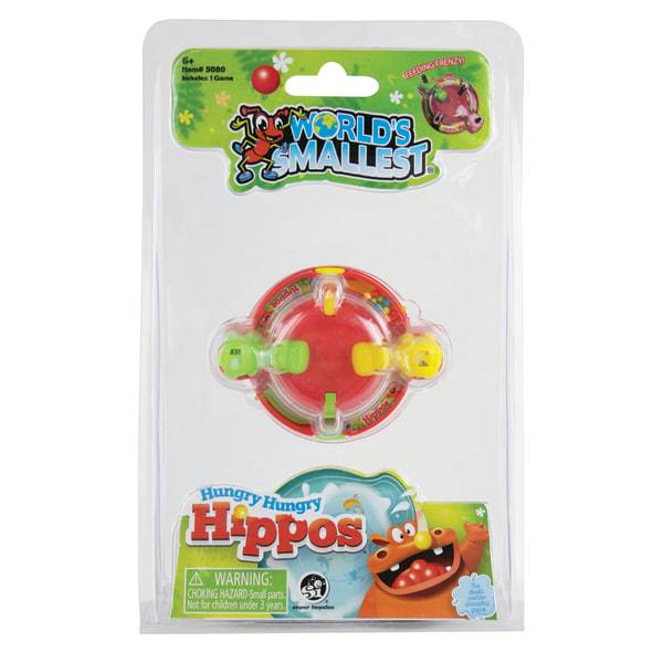 Super Impulse World’s Smallest Hungry Hungry Hippos, Multicolor