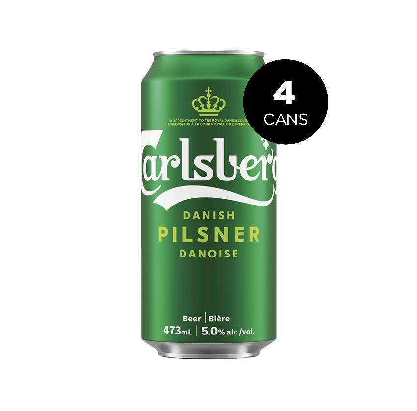 Carlsberg Pilsner  (4 Cans, 473ml)